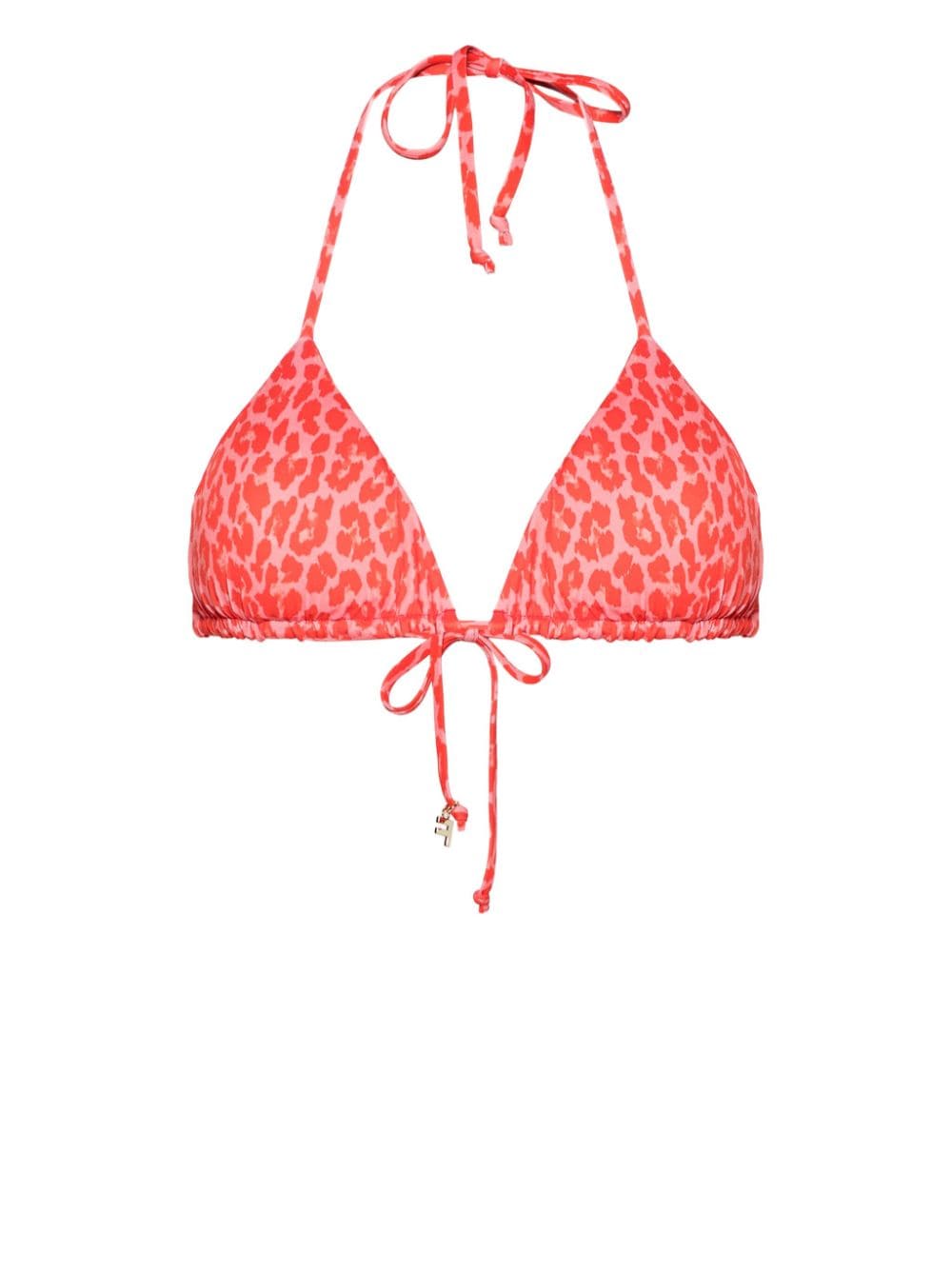 Fisico leopard-print bikini top - Pink von Fisico