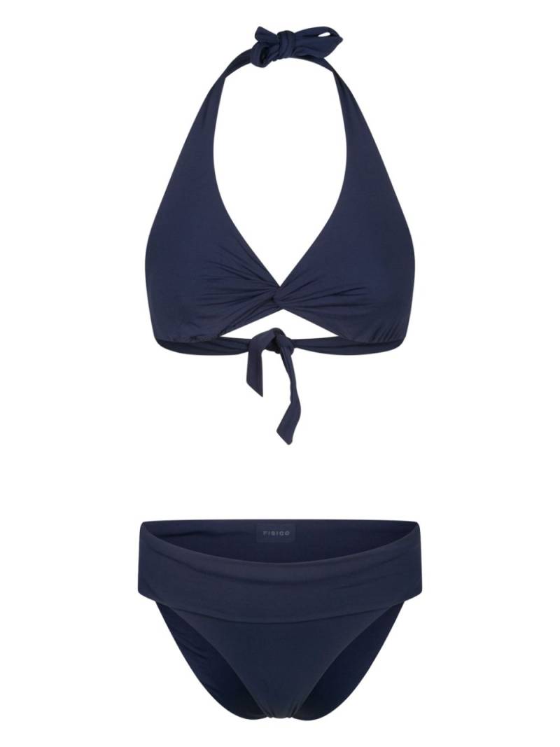 Fisico twist-detail bikini - Blue von Fisico