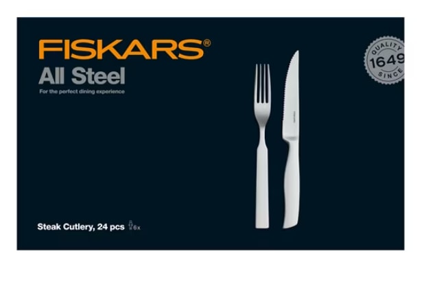 Fiskars Steakbesteck »All Steel Steak Besteck-Set, 24-teilig« von Fiskars