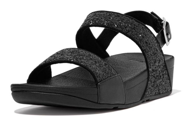 Fitflop Keilsandalette »LULU GLITTER BACK-STRAP SANDALS«, Sommerschuh, Sandale, Keilabsatz, mit funkelnden Riemchen von FitFlop