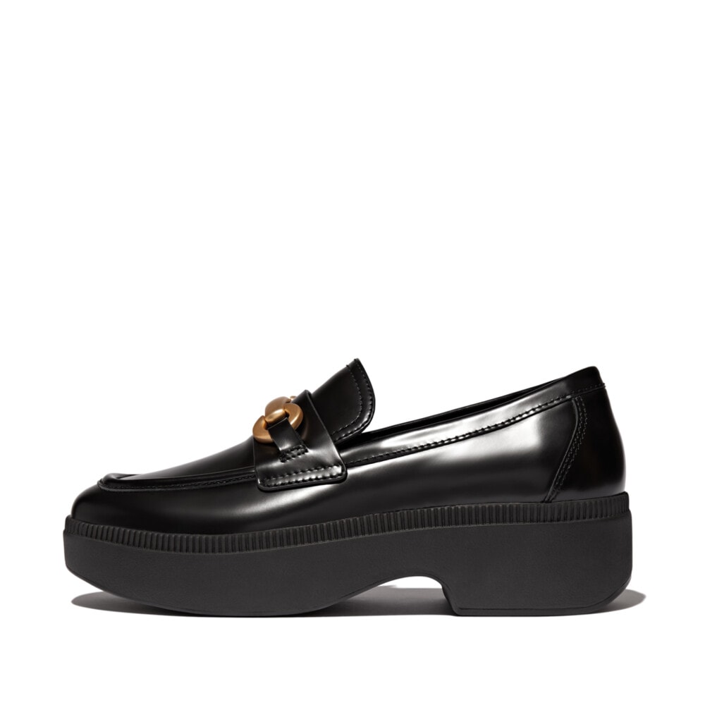 Fitflop Loafer »Chunky Snaffle Box«, Loafer, Slipper mit schicker Schmuckspange, schmale Form von FitFlop