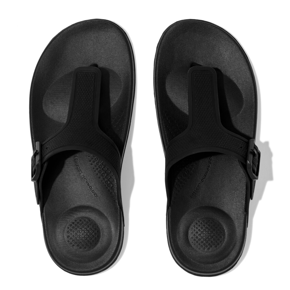 Fitflop Zehentrenner »IQUSHION ADJUSTABLE BUCKLE FLIP-FLOPS«, Sommerschuh, Schlappen, Badeschuh mit verstellbarer Schnalle von FitFlop