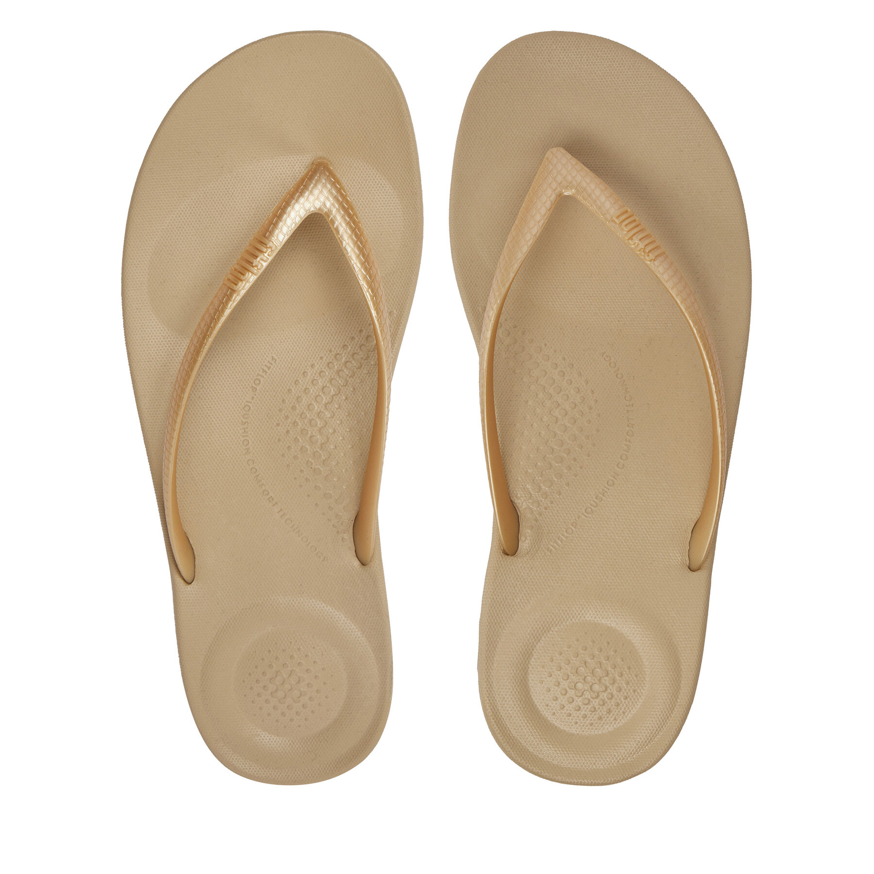 Zehentrenner FitFlop Iqushion E54 Goldfarben von FitFlop