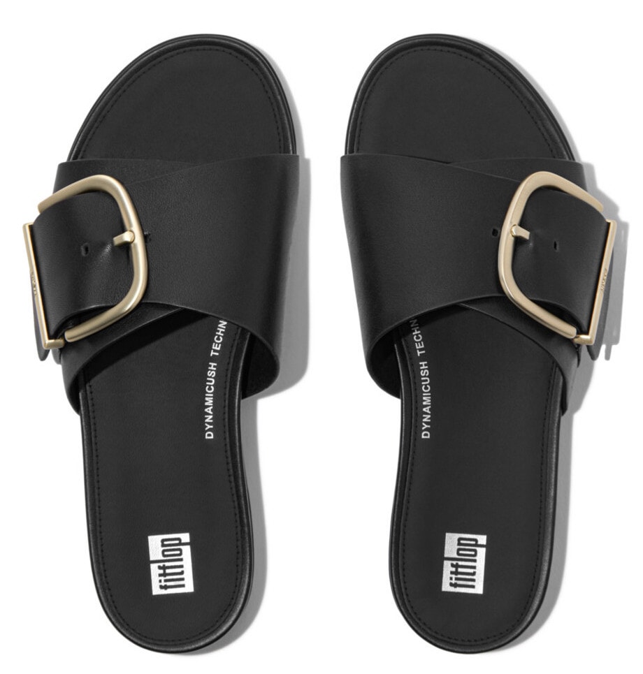 Fitflop Pantolette »GRACIE MAXI-BUCKLE«, Sommerschuh, Schlappen, verstellbare Schnalle für tolle Passform von Fitflop