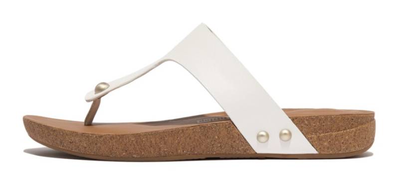 Fitflop Zehentrenner »IQUSHION LEATHER TOE-POST SANDALS«, Sommerschuh mit iQushion-Technologie für langen Tragekomfort von Fitflop