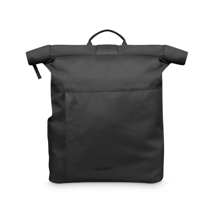 Ocean - Rucksack Roll-Top, Schwarz von Fitz&Huxley