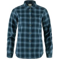 FJÄLLRÄVEN Damen Blus Oevik Flannel dunkelblau | L von Fjällräven