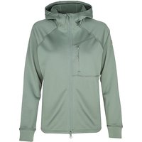 FJÄLLRÄVEN Damen Fleecejacke Abisko Grid Fleece Hoodie hellgrün | L von Fjällräven