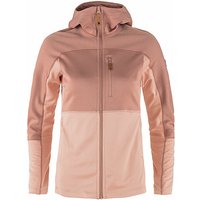 FJÄLLRÄVEN Damen Fleecejacke Abisko Trail Hoodie rosa | L von Fjällräven