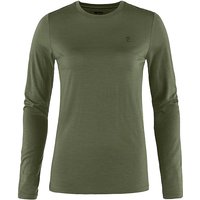 FJÄLLRÄVEN Damen Funktionsshirt Abisko Wool olive | L von Fjällräven