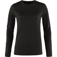 FJÄLLRÄVEN Damen Funktionsshirt Abisko Wool schwarz | XL von Fjällräven