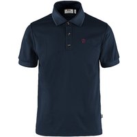 FJÄLLRÄVEN Herren Funktionspolo Crowley Pique dunkelblau | M von Fjällräven