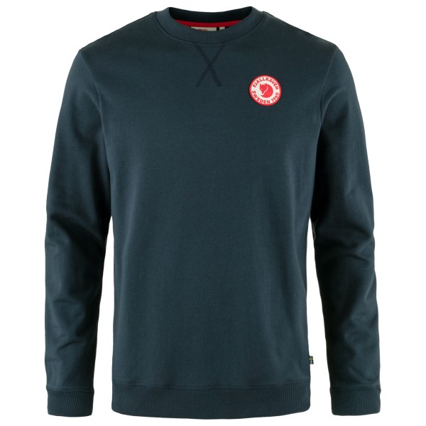 Fjällräven - 1960 Logo Badge Sweater - Pullover Gr M blau von Fjällräven