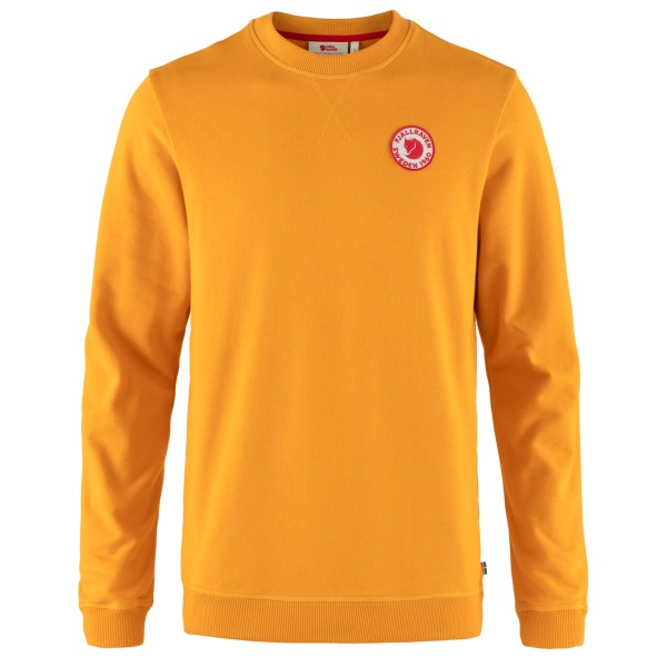 Fjällräven - 1960 Logo Badge Sweater - Pullover Gr XL orange von Fjällräven