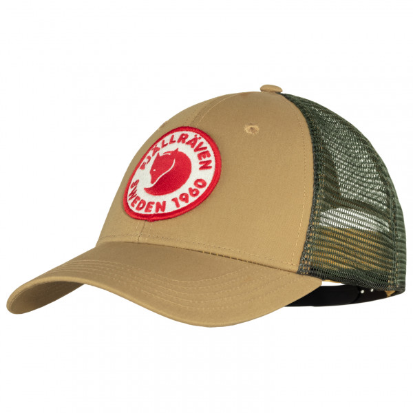 Fjällräven - 1960 Logo Långtradarkeps - Cap Gr S/M beige von Fjällräven