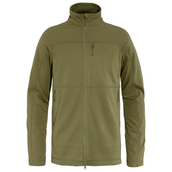 Fjällräven - Abisko Lite Fleece Jacket - Fleecejacke Gr XL oliv von Fjällräven