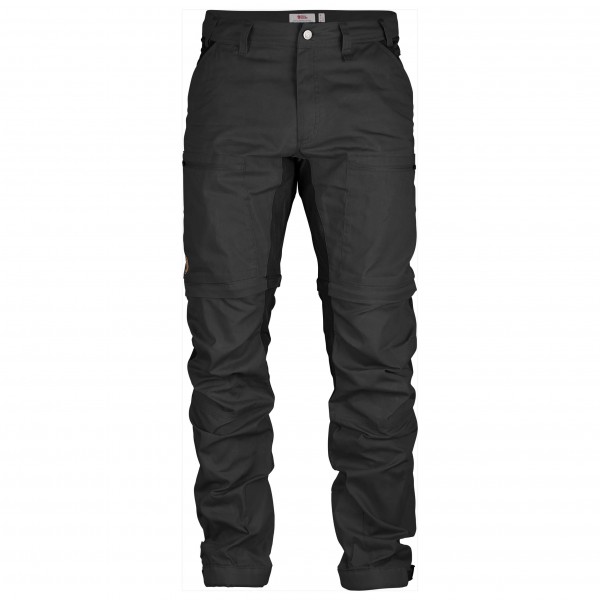 Fjällräven - Abisko Lite Trekking Zip-Off Trousers - Trekkinghose Gr 52 - Regular schwarz von Fjällräven