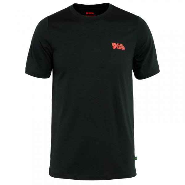 Fjällräven - Abisko Wool Logo S/S - Merinoshirt Gr S schwarz Fjällräven - Abisko Wool Logo S/S - Merinoshirt Gr S schwarz von Fjällräven