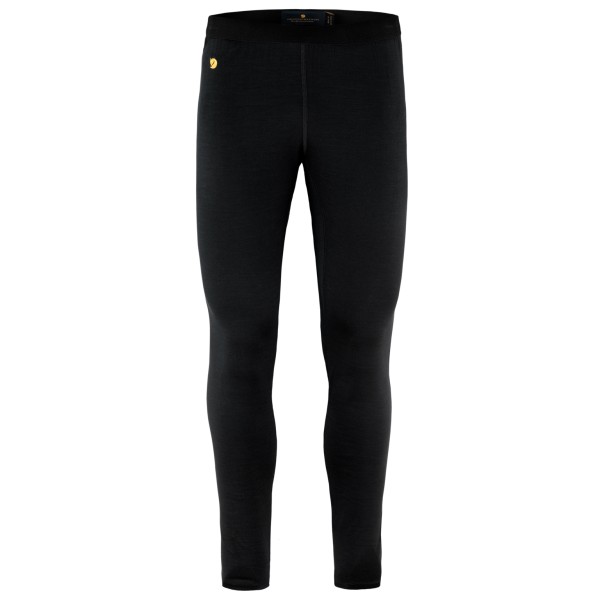 Fjällräven - Bergtagen Thinwool Long Johns - Merinounterwäsche Gr S schwarz von Fjällräven