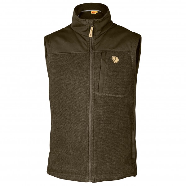 Fjällräven - Buck Fleece Vest - Fleecegilet Gr S braun von Fjällräven