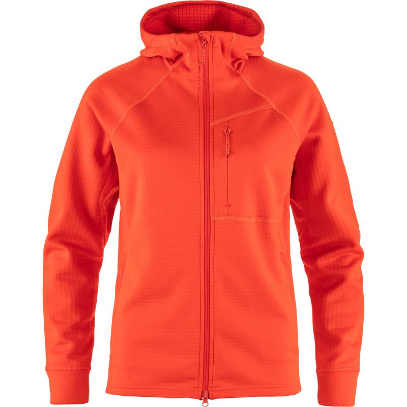 Fjällräven Damen Abisko Grid Fleece Hoodie Jacke von Fjällräven