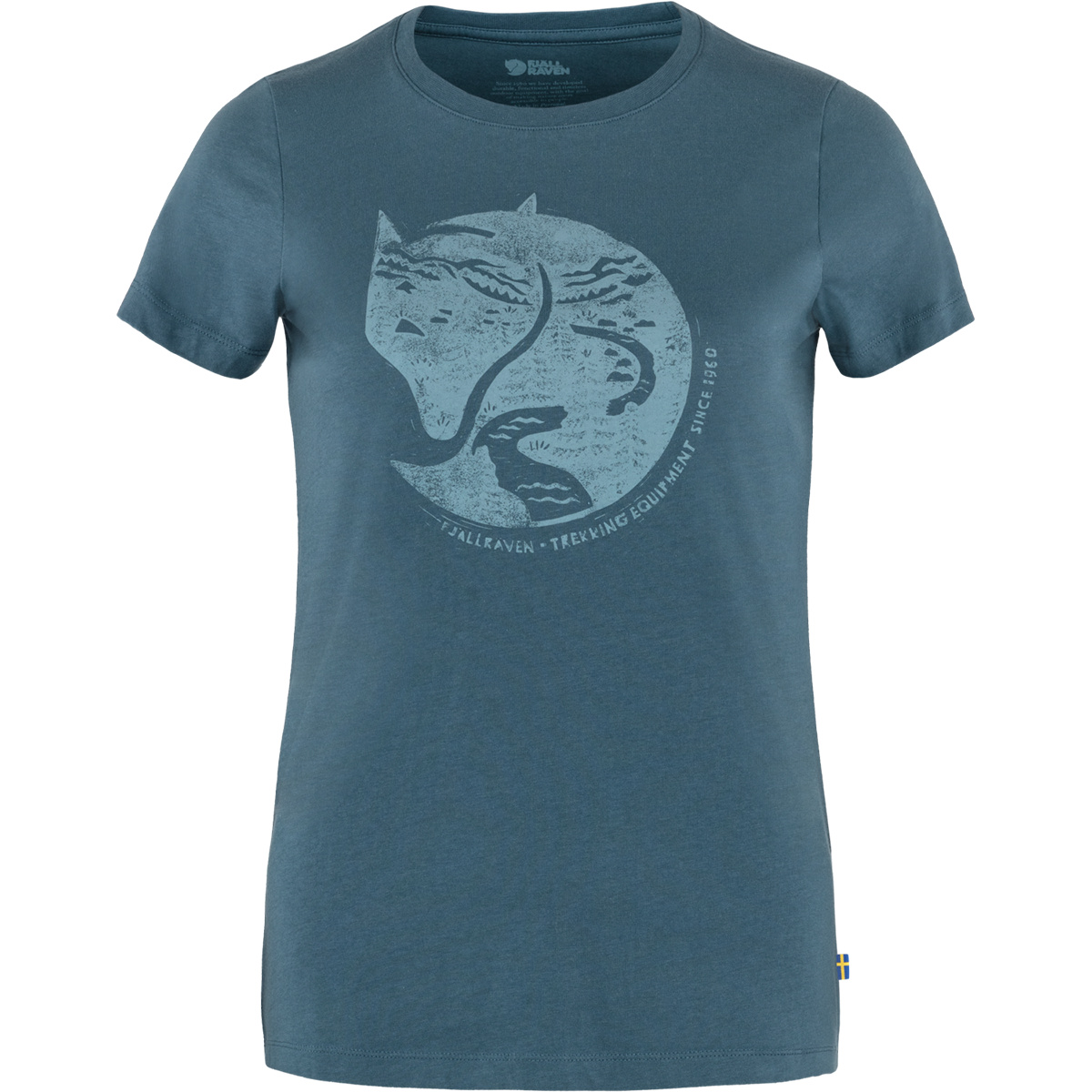 Fjällräven Damen Arctic Fox Print T-Shirt Fjällräven Damen Arctic Fox Print T-Shirt von Fjällräven