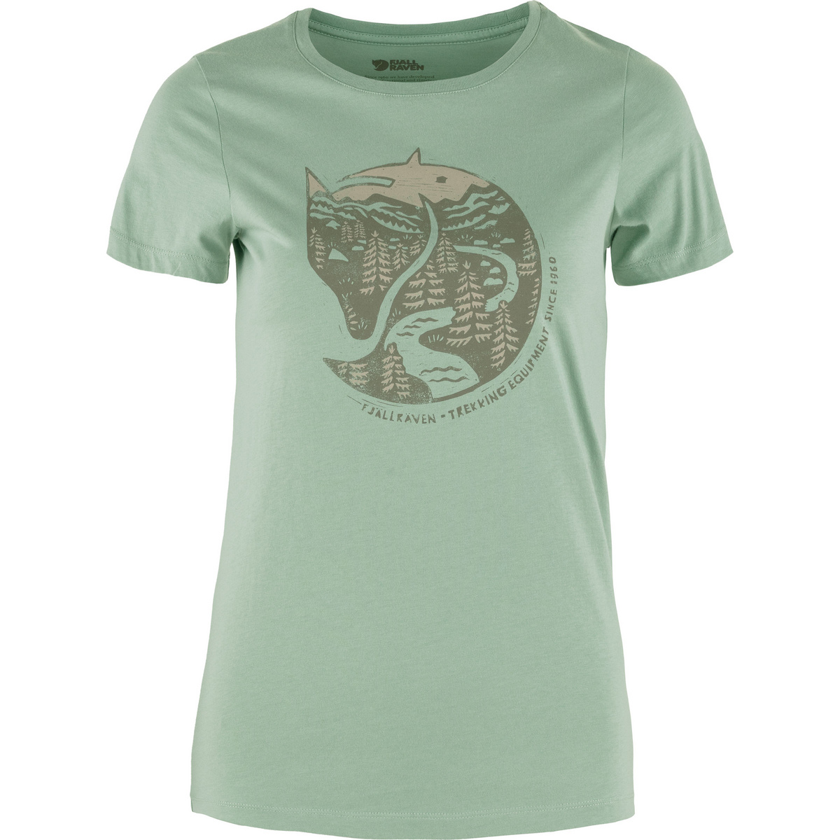 Fjällräven Damen Arctic Fox Print T-Shirt Fjällräven Damen Arctic Fox Print T-Shirt von Fjällräven