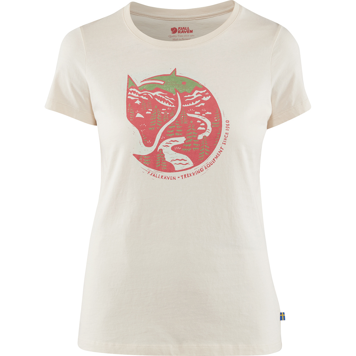Fjällräven Damen Arctic Fox Print T-Shirt Fjällräven Damen Arctic Fox Print T-Shirt von Fjällräven