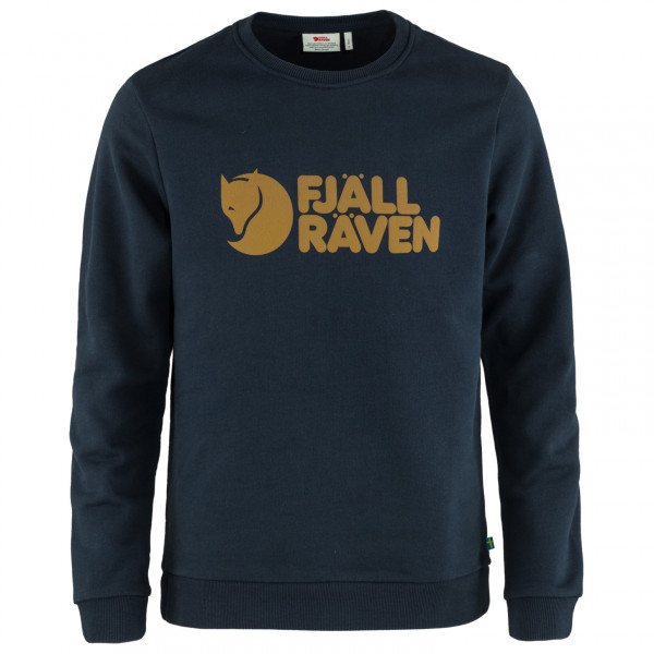 Fjällräven - Fjällräven Logo Sweater - Pullover Gr L blau von Fjällräven