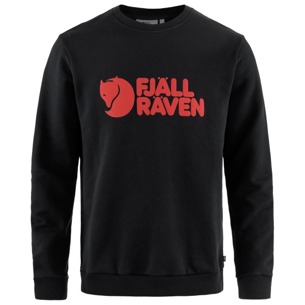 Fjällräven - Fjällräven Logo Sweater - Pullover Gr M schwarz von Fjällräven