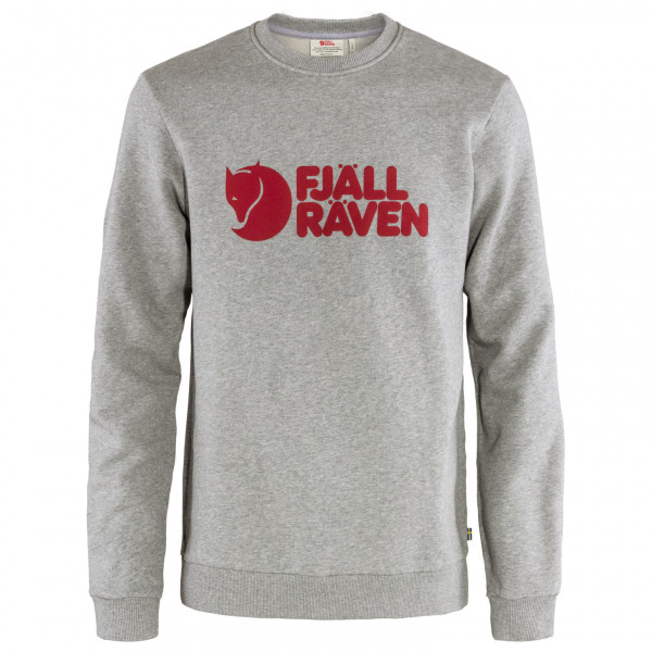 Fjällräven - Fjällräven Logo Sweater - Pullover Gr XXL grau von Fjällräven