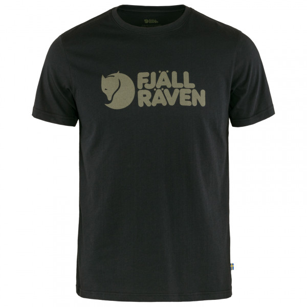 Fjällräven - Fjällräven Logo - T-Shirt Gr S schwarz von Fjällräven