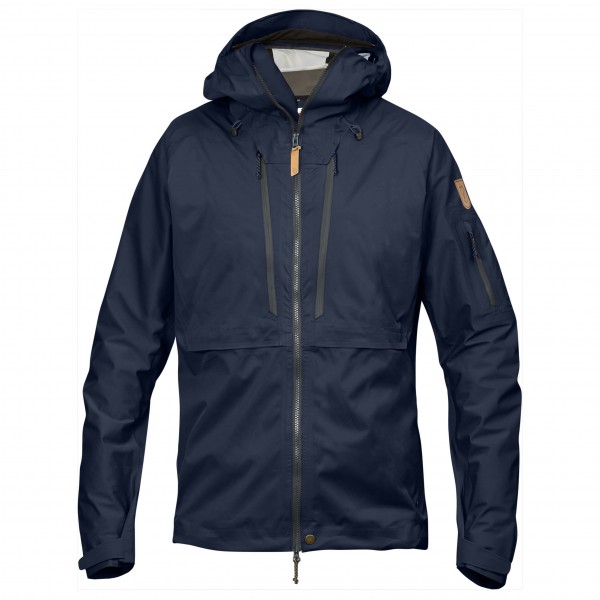 Fjällräven - Keb Eco-Shell Jacket - Regenjacke Gr L blau von Fjällräven