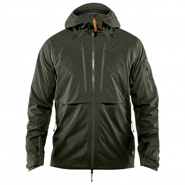 Fjällräven - Keb Eco-Shell Jacket - Regenjacke Gr L oliv von Fjällräven