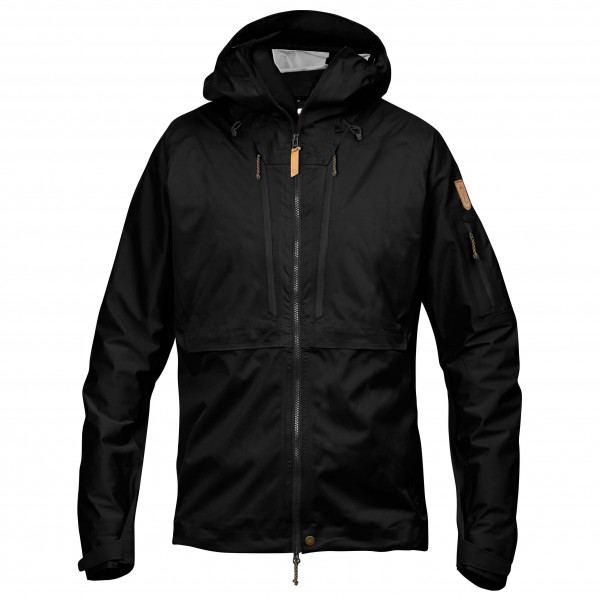 Fjällräven - Keb Eco-Shell Jacket - Regenjacke Gr S schwarz von Fjällräven