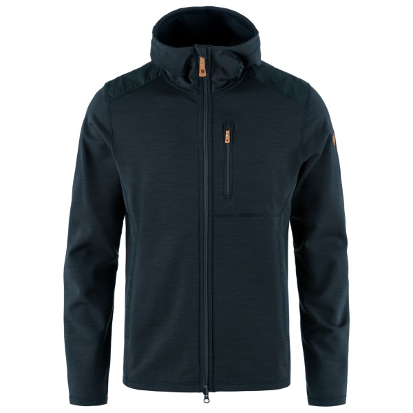 Fjällräven - Keb Fleece Hoodie - Fleecejacke Gr L blau von Fjällräven