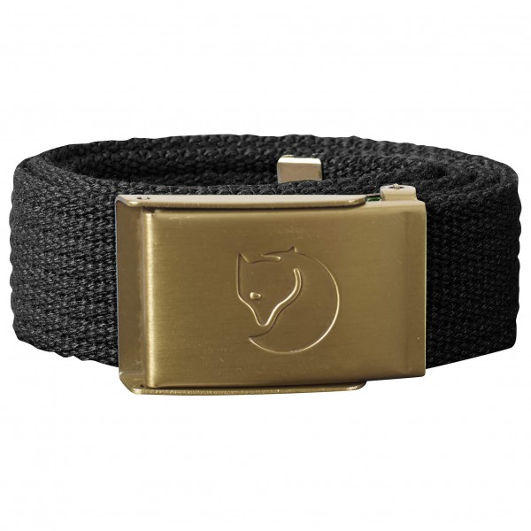 Fjällräven - Kid's Canvas Belt - Gürtel Gr One Size - 75 cm schwarz von Fjällräven