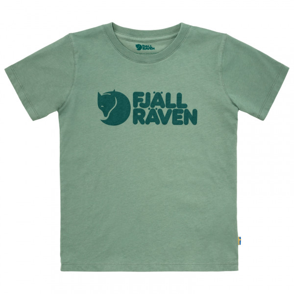 Fjällräven - Kid's Fjällräven Logo T-Shirt - T-Shirt Gr 128 grün von Fjällräven