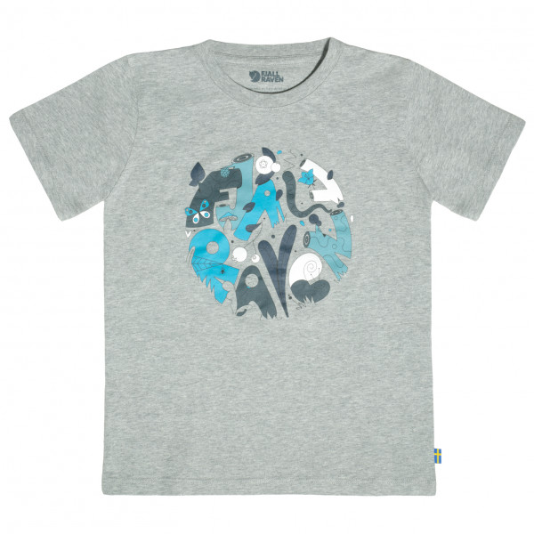 Fjällräven - Kid's Forest Findings T-Shirt - T-Shirt Gr 104 grau von Fjällräven