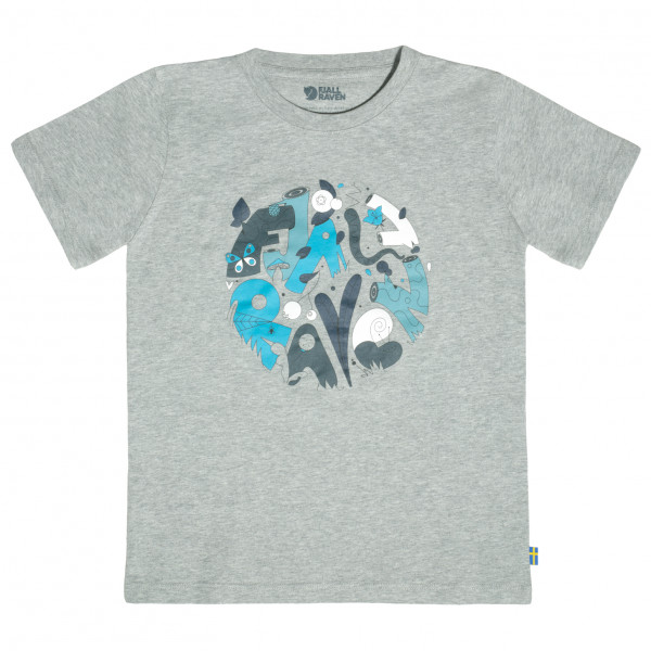 Fjällräven - Kid's Forest Findings T-Shirt - T-Shirt Gr 122 grau von Fjällräven