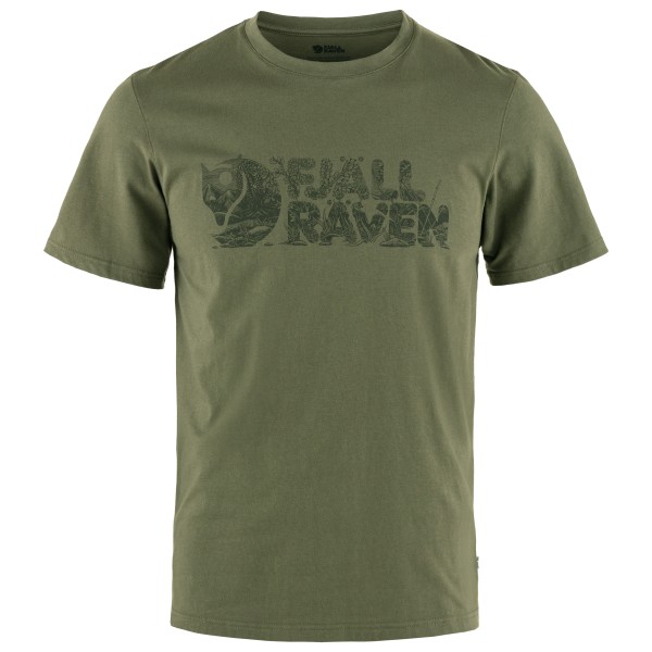 Fjällräven - Lush Logo T-Shirt - T-Shirt Gr L oliv Fjällräven - Lush Logo T-Shirt - T-Shirt Gr L oliv von Fjällräven
