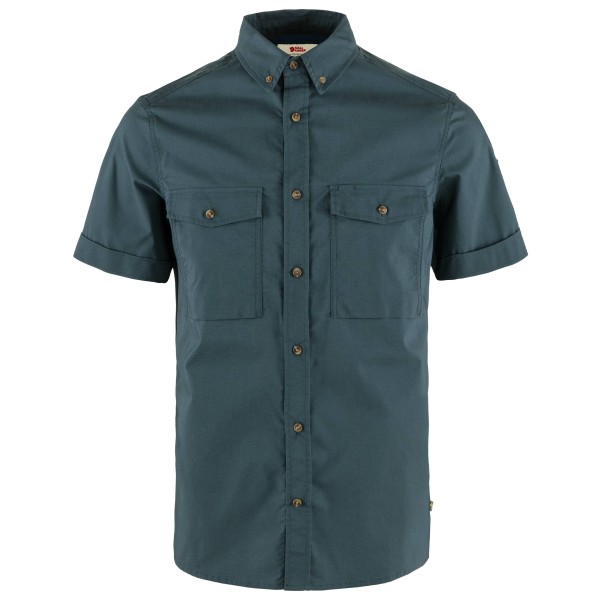 Fjällräven - Övik Air Stretch S/S Shirt - Hemd Gr XL blau von Fjällräven