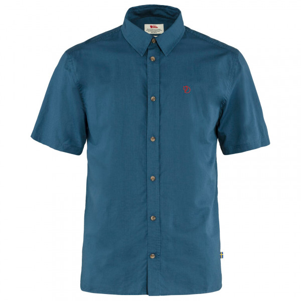 Fjällräven - Övik Lite Shirt S/S - Hemd Gr XXL blau von Fjällräven