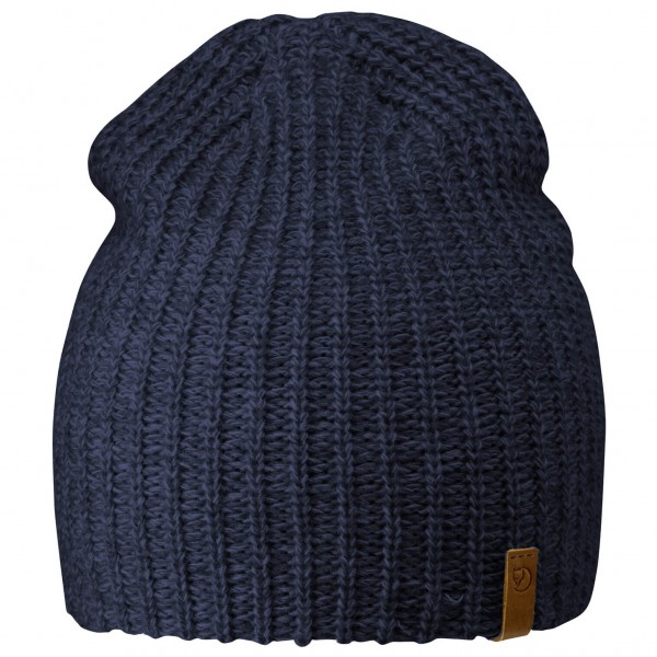 Fjällräven - Övik Melange Beanie - Mütze Gr One Size blau von Fjällräven