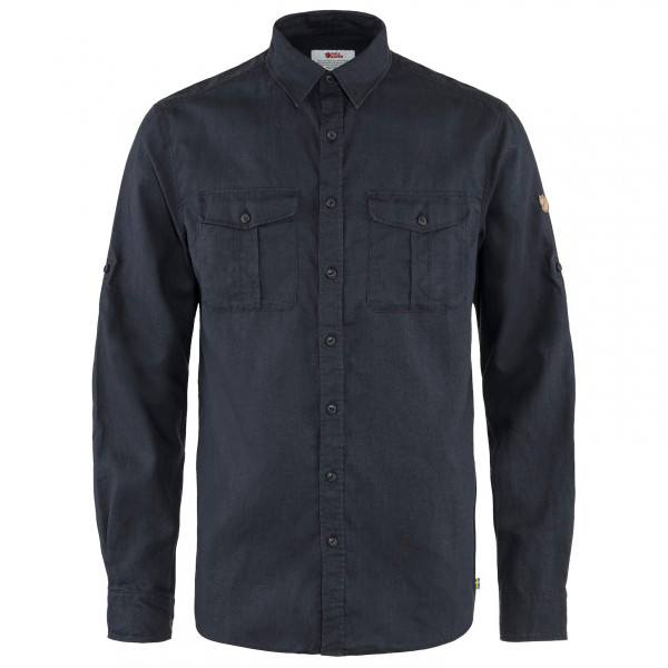 Fjällräven - Övik Travel Shirt L/S - Hemd Gr XL blau von Fjällräven