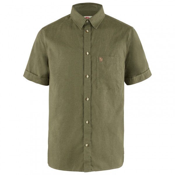 Fjällräven - Övik Travel Shirt S/S - Hemd Gr L oliv von Fjällräven