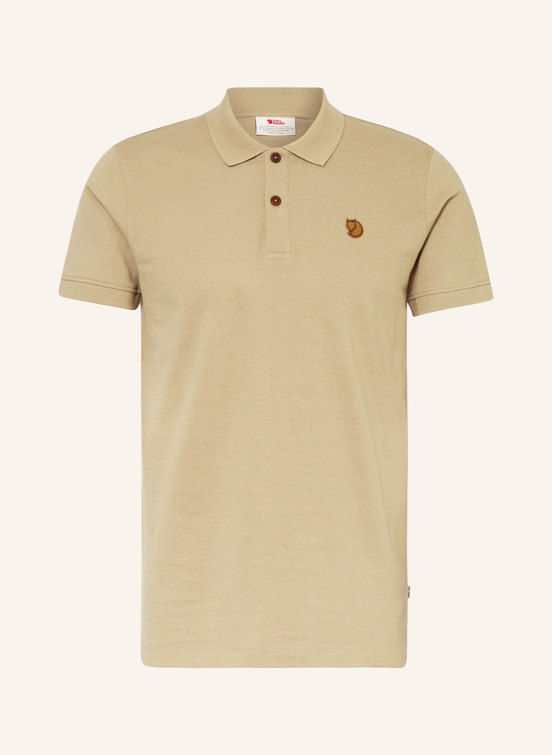 Fjällräven Piqué-Poloshirt Övik beige von Fjällräven