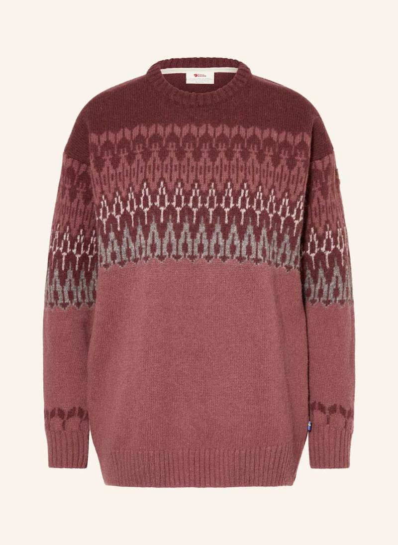 Fjällräven Pullover Övik rot von Fjällräven