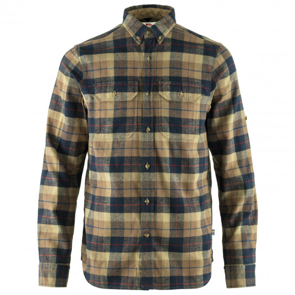 Fjällräven - Singi Heavy Flannel Shirt - Hemd Gr L grau von Fjällräven