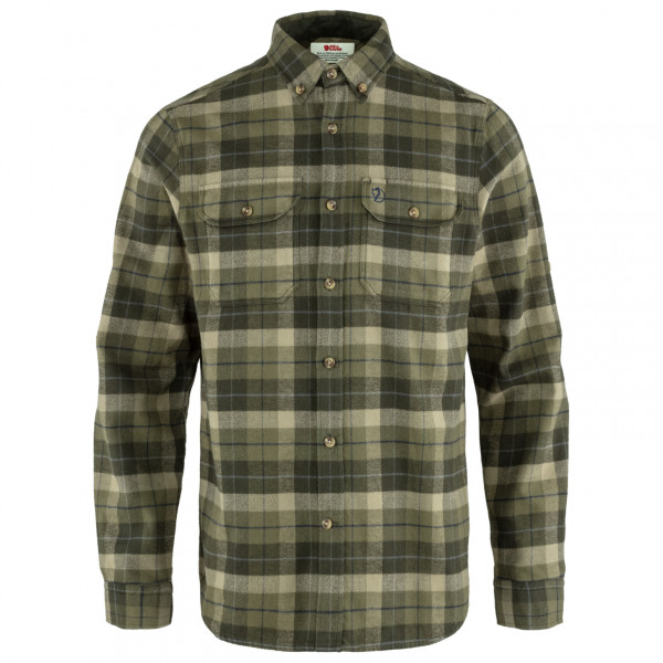 Fjällräven - Singi Heavy Flannel Shirt - Hemd Gr L oliv von Fjällräven